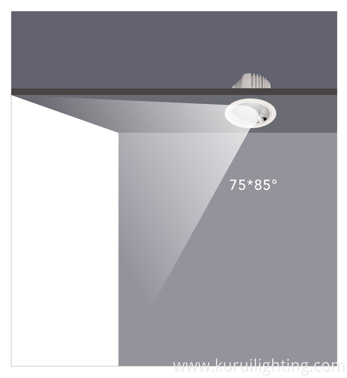 25w Polarized Downlight Details